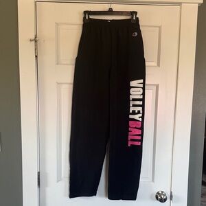 Champion Ladie’s Black Volleyball Sweatpants